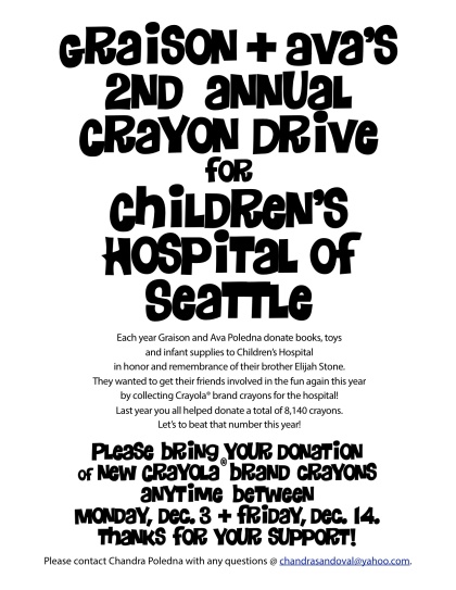 Crayon Drive Flyer
